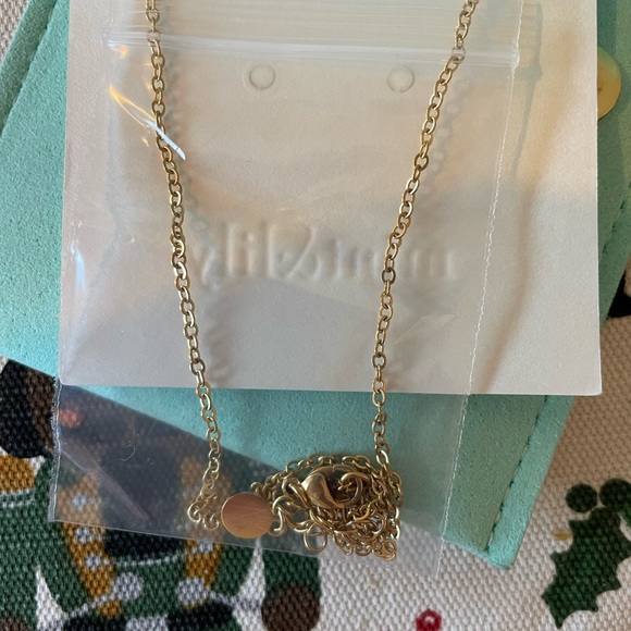 Gold Initial Necklace - Picture 3 of 4